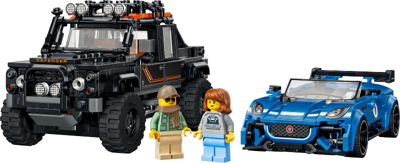 LEGO 77264 Jaguar F-TYPE Project 7 & Land Rover Defender Classic
