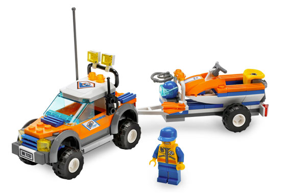 LEGO 7737 Coast Guard 4WD & Jet Scooter