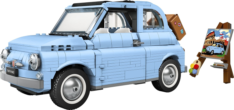 LEGO 77942 Fiat 500 (Bright Light Blue Edition)
