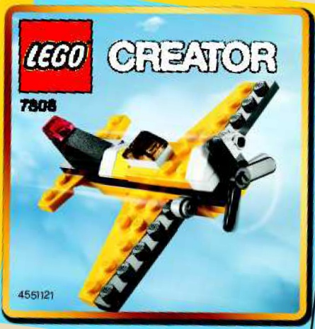 LEGO 7808 Yellow Airplane polybag