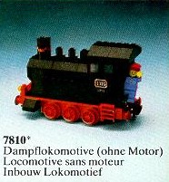 LEGO 7810 Push-Along Steam Engine (Locomotive without motor)
