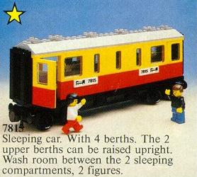 LEGO 7815 Passenger Carriage / Sleeper