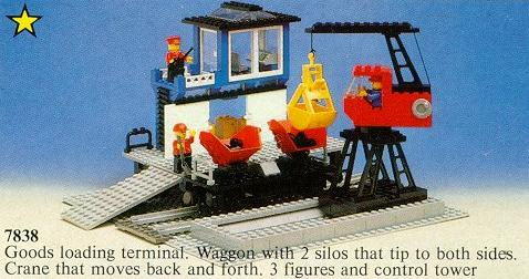LEGO 7838 Freight Loading Depot with Wagon