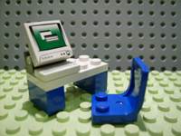 LEGO 7904-10 Advent Calendar 2006, City (Day  9) Computer, Desk & Chair