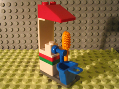 LEGO 7907-15 Advent Calendar 2007, City (Day 14) - Car Wash Kiosk