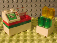 LEGO 7907-16 Advent Calendar 2007, City (Day 15) - Cash Register and Display