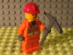 LEGO 7907-5 Advent Calendar 2007, City (Day  4) - Construction Worker and Pickaxe