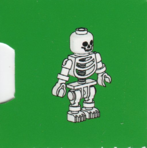 LEGO 7952-11 Advent Calendar 2010, Kingdoms (Day 10) - Skeleton