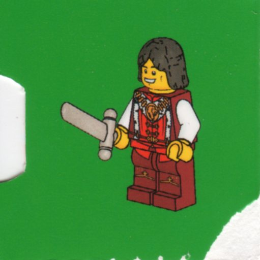 LEGO 7952-14 Advent Calendar 2010, Kingdoms (Day 13) - Prince with Sword