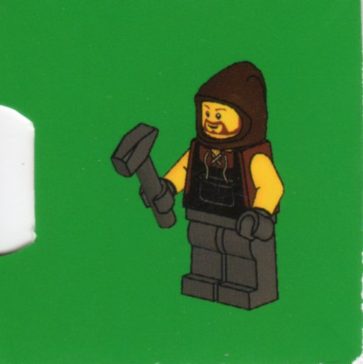 LEGO 7952-2 Advent Calendar 2010, Kingdoms (Day  1) - Blacksmith with Hammer