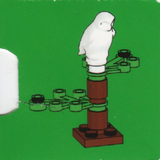 LEGO 7952-23 Advent Calendar 2010, Kingdoms (Day 22) - Owl in Tree