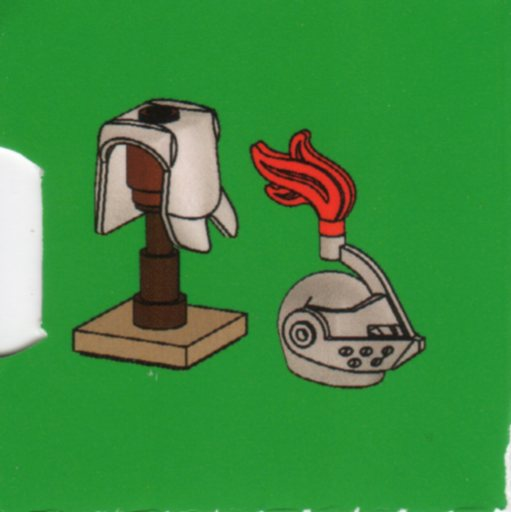 LEGO 7952-7 Advent Calendar 2010, Kingdoms (Day  6) - Armor Rack with Plate Armor and Helmet