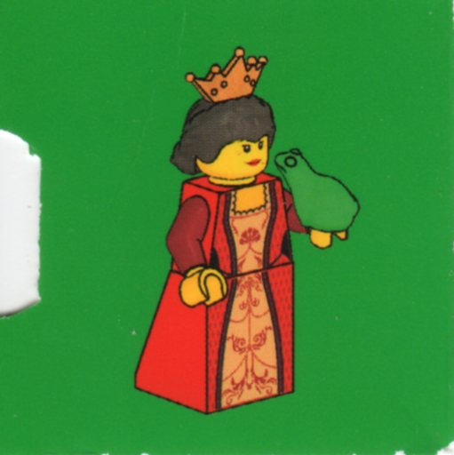 LEGO 7952-8 Advent Calendar 2010, Kingdoms (Day  7) - Queen with Frog