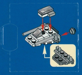 LEGO 7958-13 Advent Calendar 2011, Star Wars (Day 12) - Rebel Snowspeeder