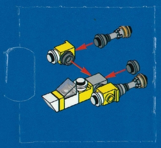 LEGO 7958-19 Advent Calendar 2011, Star Wars (Day 18) - Anakin's Y-wing Starfighter