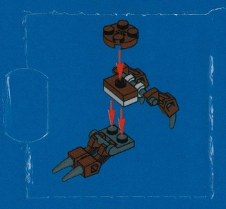 LEGO 7958-4 Advent Calendar 2011, Star Wars (Day  3) - Mechno-Chair