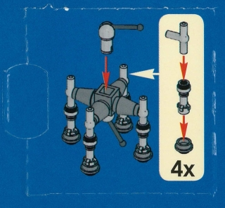 LEGO 7958-5 Advent Calendar 2011, Star Wars (Day  4) - Separatist Spider Droid