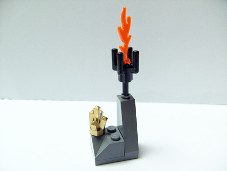 LEGO 7979-12 Advent Calendar 2008, Castle (Day 11) - Fire and Crystal