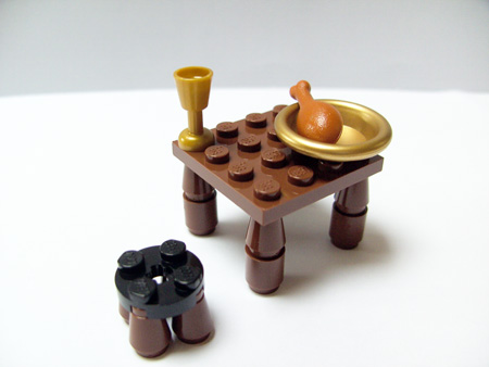 LEGO 7979-21 Advent Calendar 2008, Castle (Day 20) - Dinner Table