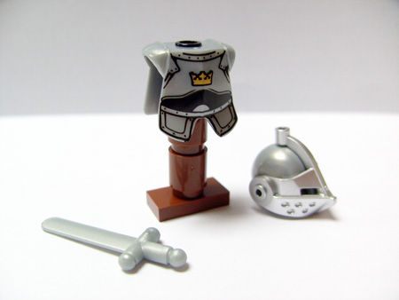 LEGO 7979-4 Advent Calendar 2008, Castle  (Day 3) - Armor Stand