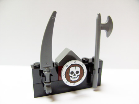 LEGO 7979-6 Advent Calendar 2008, Castle  (Day 5) - Weapon Stand