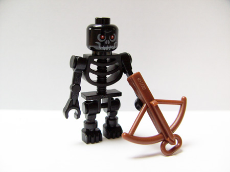 LEGO 7979-7 Advent Calendar 2008, Castle  (Day 6) - Black Skeleton with Crossbow