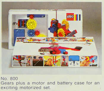 LEGO 800 Gear Set with Motor