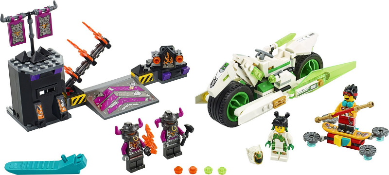 LEGO 80006 White Dragon Horse Bike