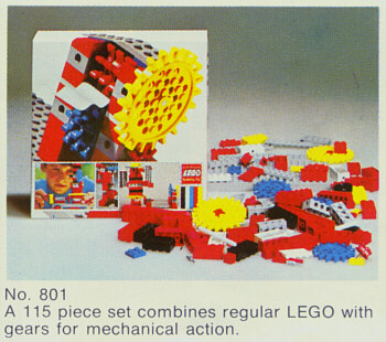 LEGO 801 Gear Set