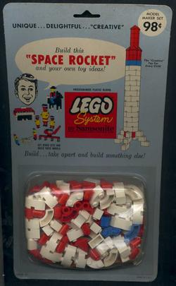 LEGO 801-3 Space Rocket