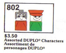 LEGO 802-4 Assorted DUPLO Characters