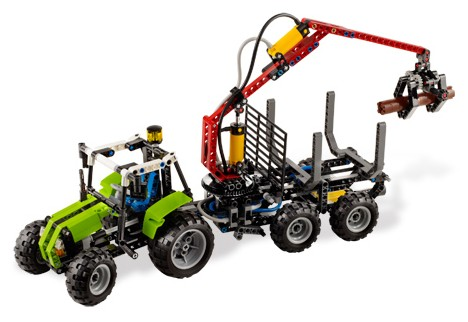LEGO 8049 Tractor with Log Loader