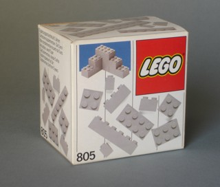 LEGO 805 Extra Bricks Gray