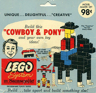 LEGO 806-2 Cowboy & Pony