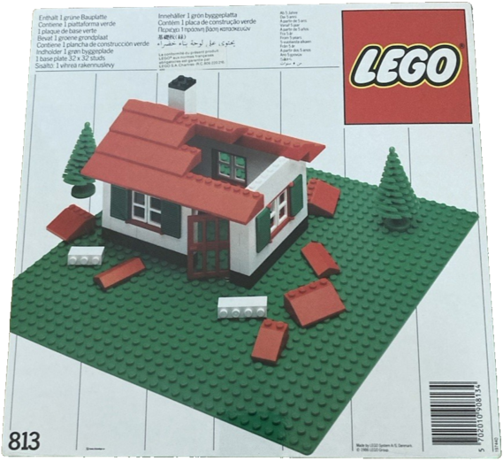 LEGO 813 Baseplate, Green