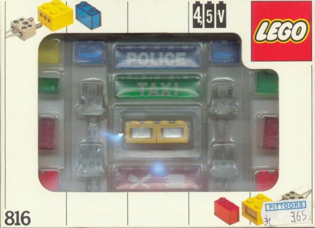 LEGO 816 Lighting Bricks, 4.5V