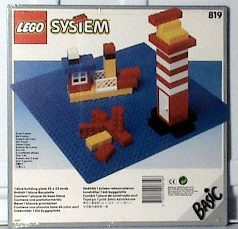LEGO 819 Blue Sea Plate