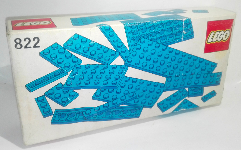 LEGO 822 Blue Plates Parts Pack