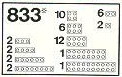 LEGO 833 White Bricks Parts Pack