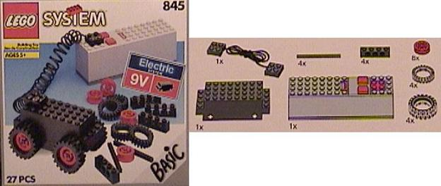 LEGO 845 Battery Motor, 9V