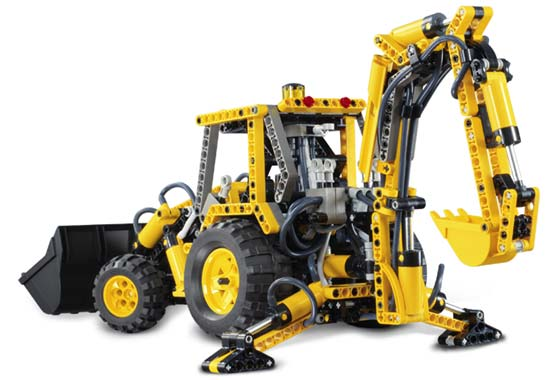 LEGO 8455 Back-hoe Loader (Backhoe)