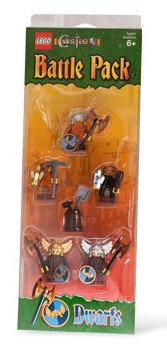 LEGO 852702 Battle Pack Dwarfs blister pack