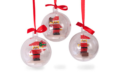 LEGO 852744 Christmas Tree Ornaments, Build Your Own Holiday Ornaments