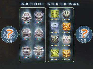 LEGO 8599 Krana-Kal Mask Pack (American Version)