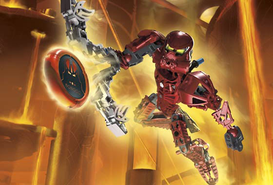 LEGO 8601-3 Toa Vakama with Mini CD-ROM