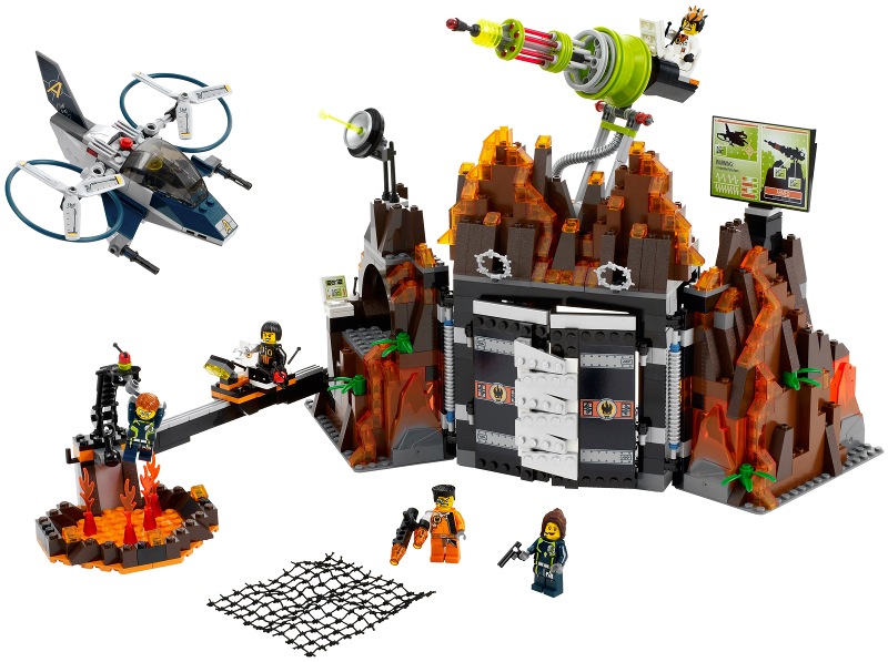 LEGO 8637 Mission 8: Volcano Base
