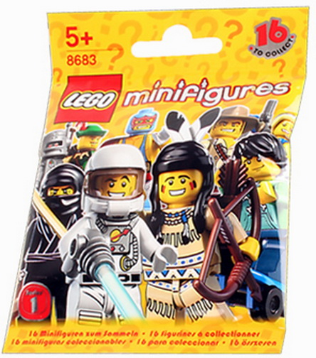 LEGO 8683 Minifigure, Series 1 (Complete Random Set of 1 Minifigure)
