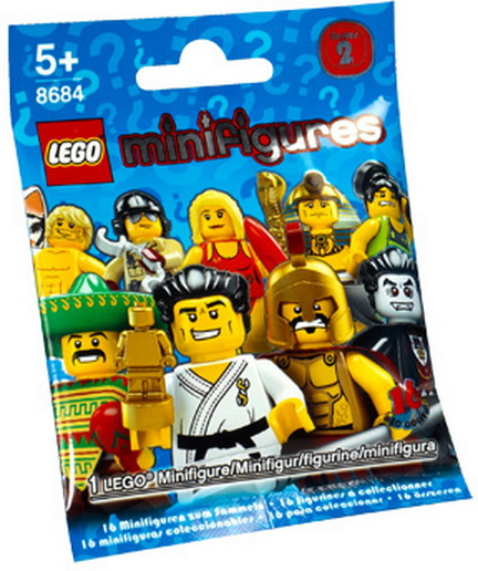 LEGO 8684 Minifigure, Series 2 (Complete Random Set of 1 Minifigure)