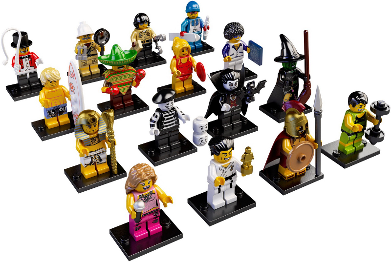 LEGO 8684-2 Minifigure, Series 2 (Complete Series of 16 Complete Minifigure Sets)