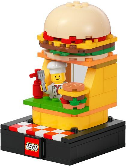 LEGO 87332 Bricktober Brick Bites Set 4/4 - Burger Stall (2024 Toys "R" Us Exclusive)